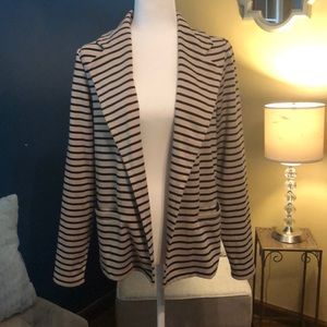 Free Hugs Stretchy Striped Blazer Sz Large
